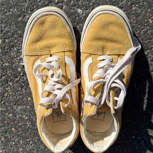 Vans Yellow and White Sneakers